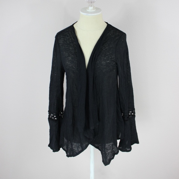 INC International Concepts Bell Sleeve Cardigan M - Picture 2 of 4